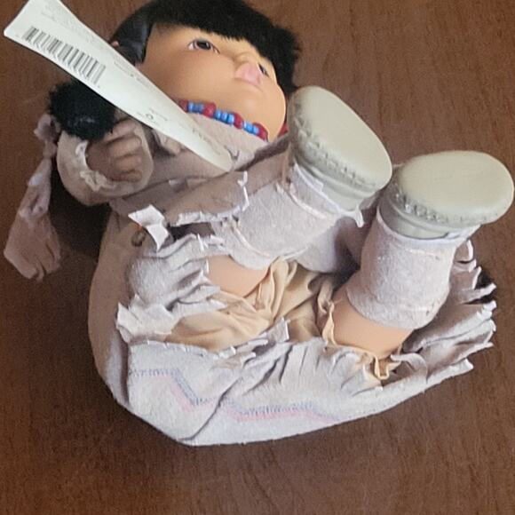 Gentle Dreams Baby Moon Nez Perce Native American leather beaded New with tags - Picture 8 of 12